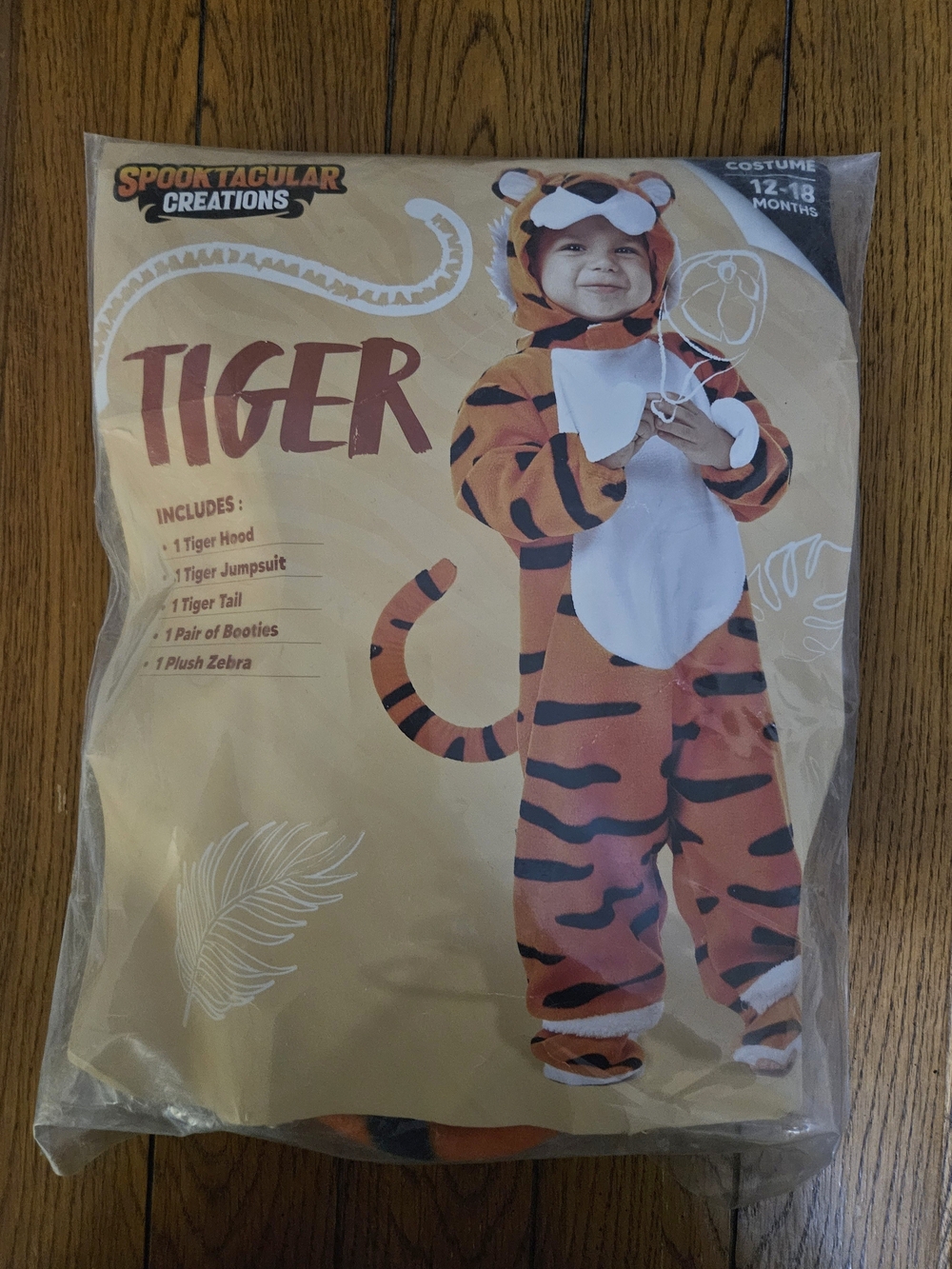 Spooktacular Creations Kids Tiger Costume - Orange & White